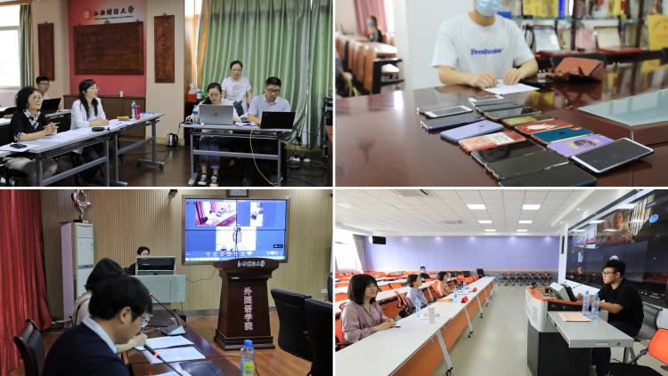 盧福財(cái)巡視碩士研究生招生復(fù)試現(xiàn)場，強(qiáng)調(diào)網(wǎng)絡(luò)技術(shù)支撐與咨詢服務(wù)保障工作